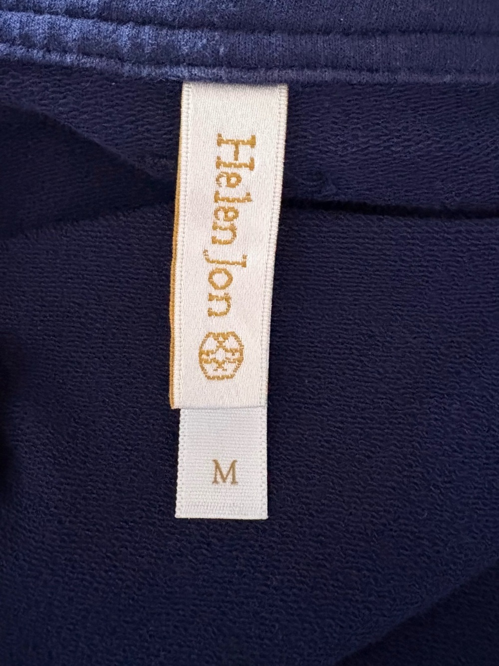 HELEN JON woman long sleeve zipper front navy blue size medium sport jacket - Picture 4 of 8